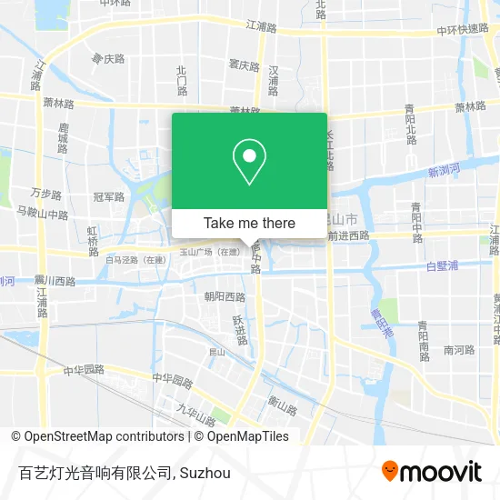 百艺灯光音响有限公司 map
