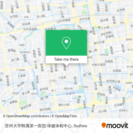 苏州大学附属第一医院-保健体检中心 map