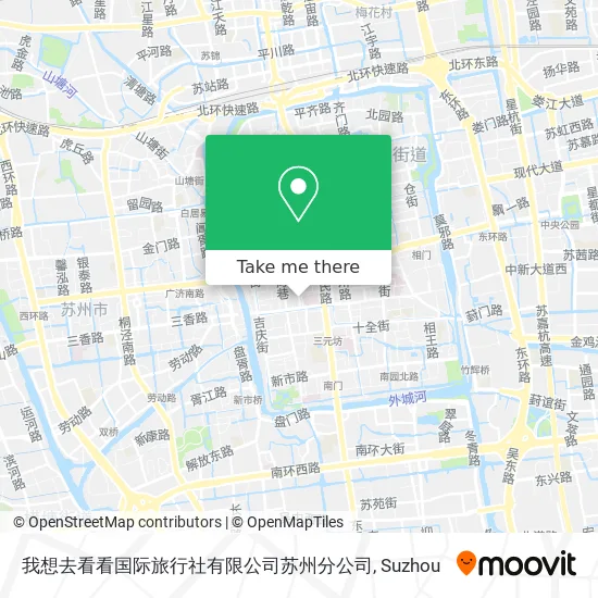 我想去看看国际旅行社有限公司苏州分公司 map