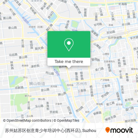 苏州姑苏区创意青少年培训中心(西环店) map