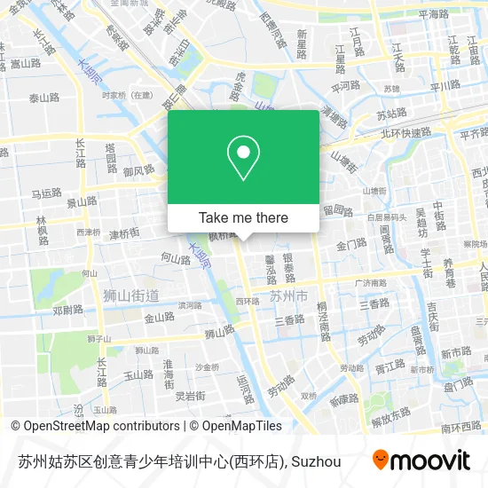 苏州姑苏区创意青少年培训中心(西环店) map