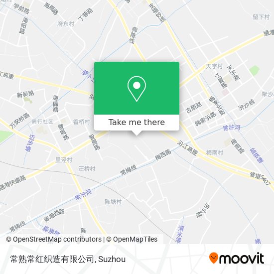 常熟常红织造有限公司 map