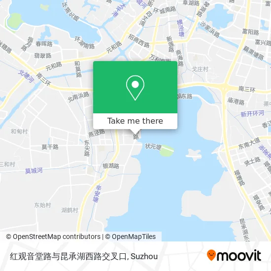 红观音堂路与昆承湖西路交叉口 map