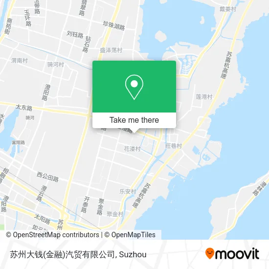 苏州大钱(金融)汽贸有限公司 map