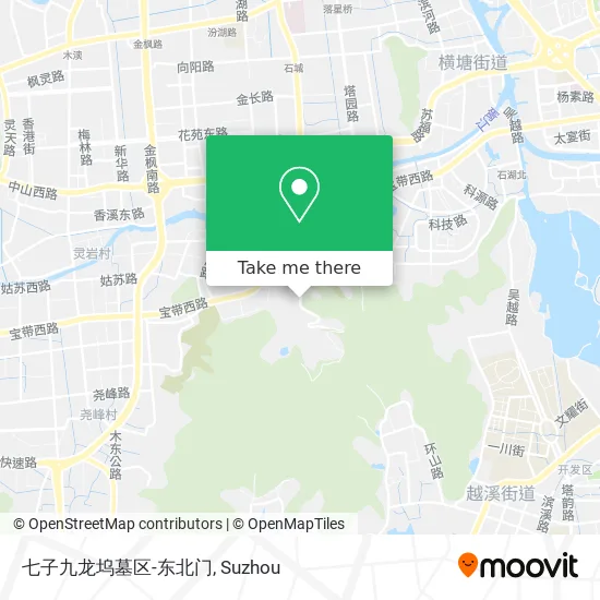 七子九龙坞墓区-东北门 map