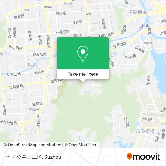 七子公墓三工区 map