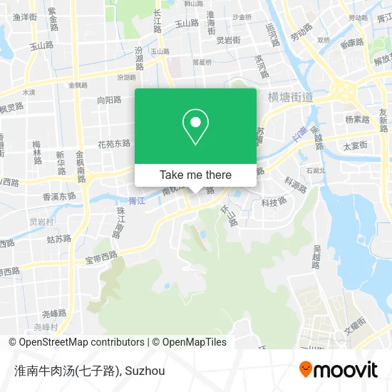 淮南牛肉汤(七子路) map