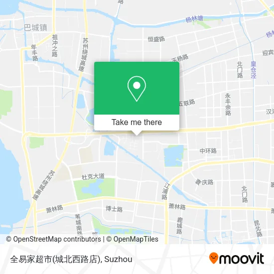 全易家超市(城北西路店) map