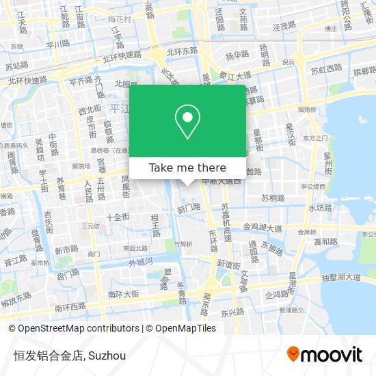 恒发铝合金店 map