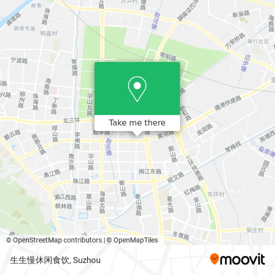 生生慢休闲食饮 map