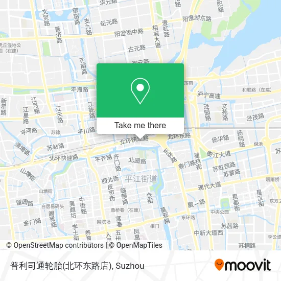 普利司通轮胎(北环东路店) map