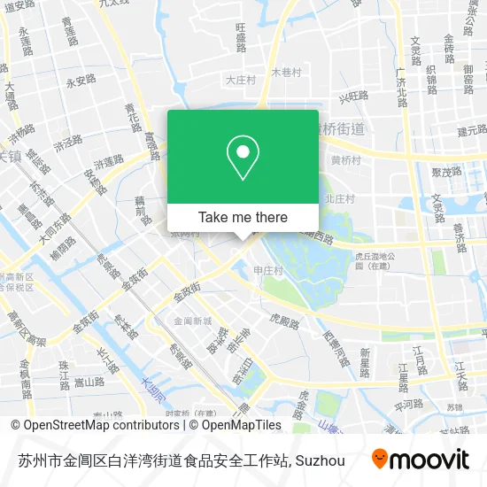 苏州市金阊区白洋湾街道食品安全工作站 map