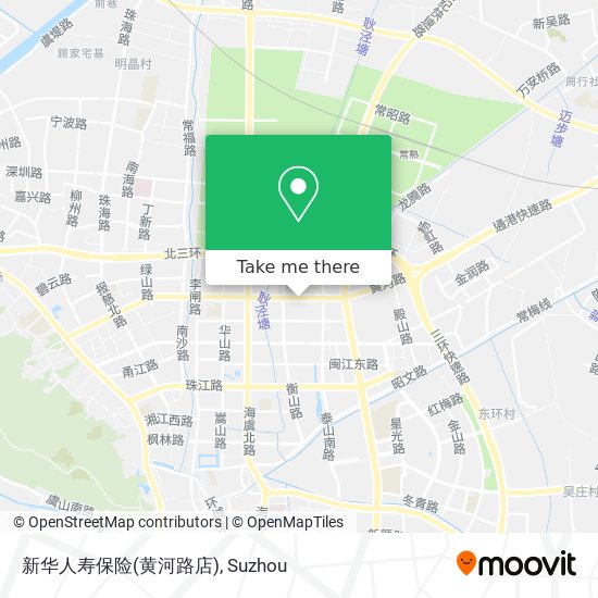 新华人寿保险(黄河路店) map