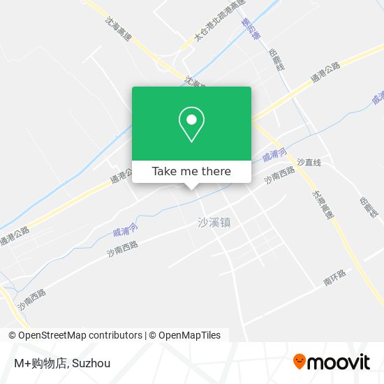 M+购物店 map