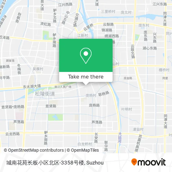 城南花苑长板小区北区-3358号楼 map