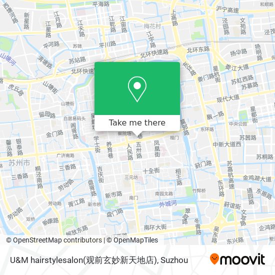 U&M hairstylesalon(观前玄妙新天地店) map