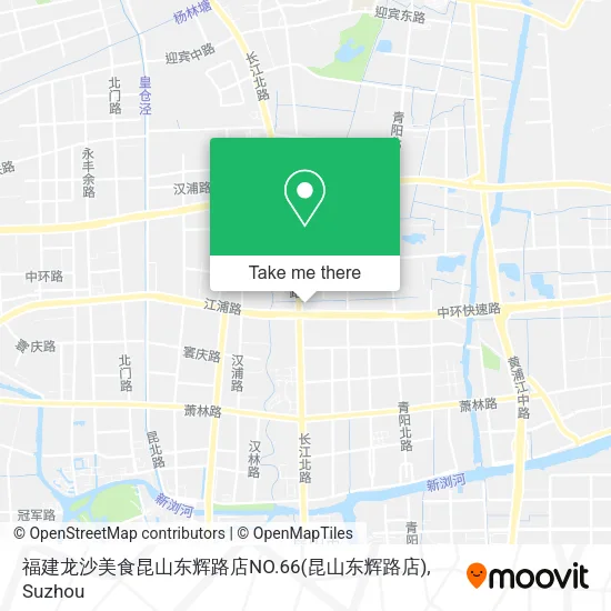 福建龙沙美食昆山东辉路店NO.66 map