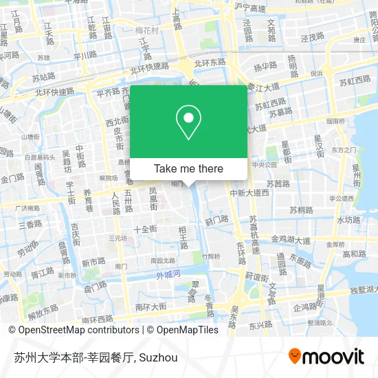 苏州大学本部-莘园餐厅 map