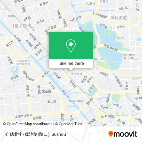 仓储北街/虎池路(路口) map
