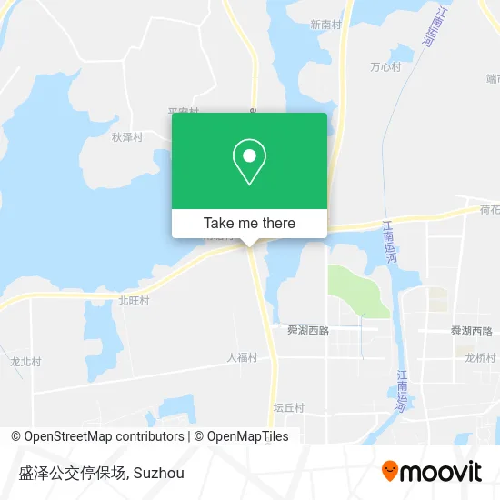 盛泽公交停保场 map