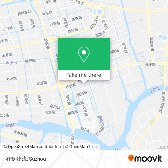 祥狮物流 map