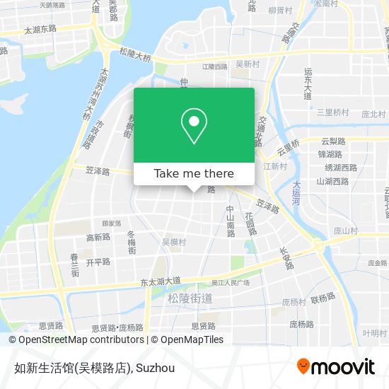 如新生活馆(吴模路店) map