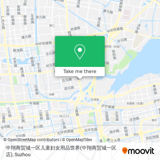 中翔商贸城一区儿童妇女用品世界(中翔商贸城一区店) map