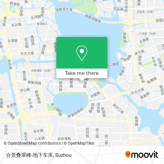 合景叠翠峰-地下车库 map