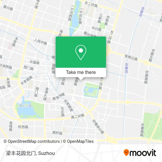 梁丰花园北门 map