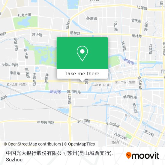 中国光大银行股份有限公司苏州(昆山城西支行) map