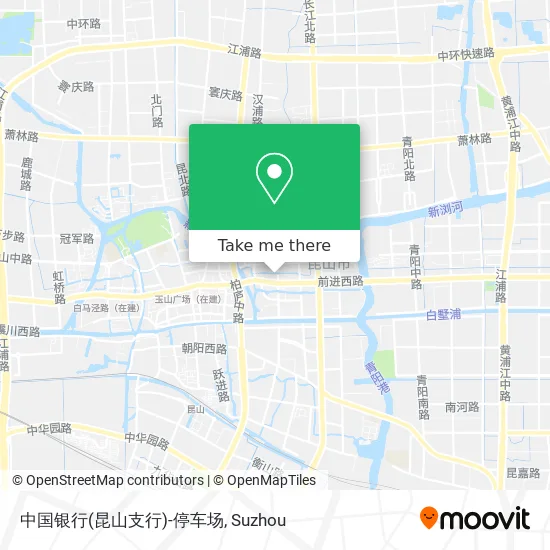 中国银行(昆山支行)-停车场 map