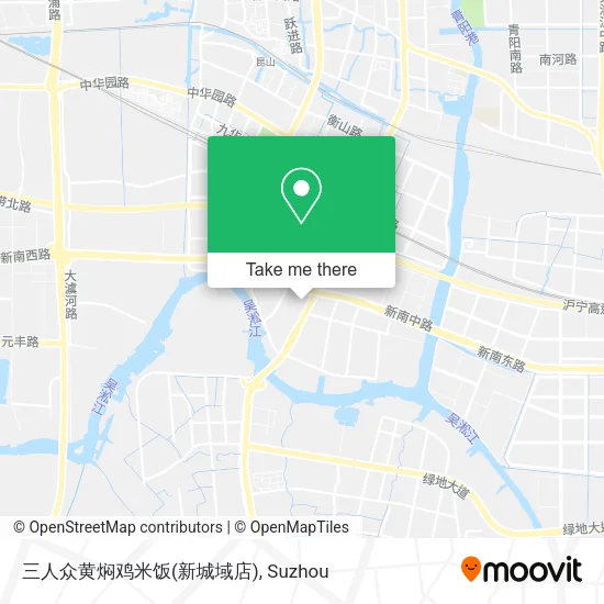 三人众黄焖鸡米饭(新城域店) map