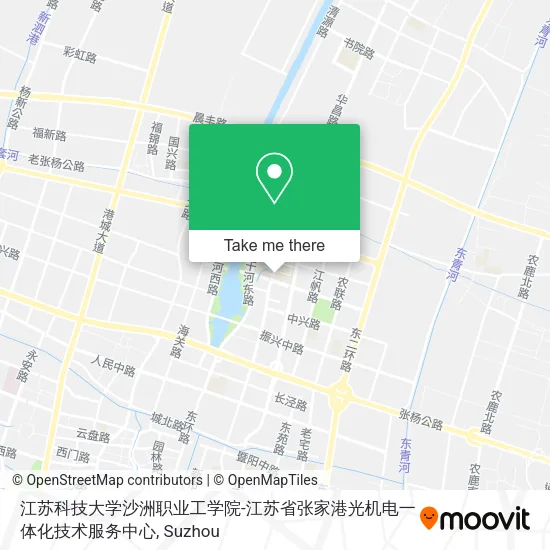 江苏科技大学沙洲职业工学院-江苏省张家港光机电一体化技术服务中心 map