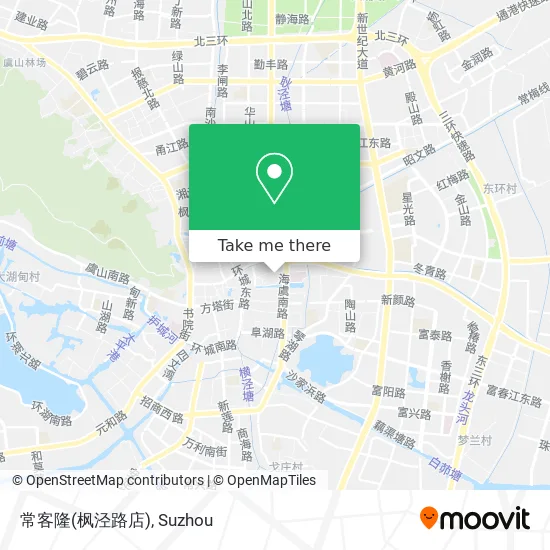 常客隆(枫泾路店) map