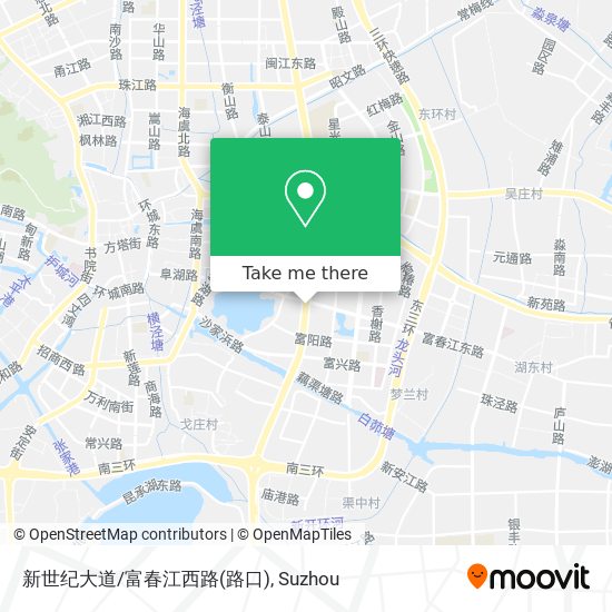 新世纪大道/富春江西路(路口) map