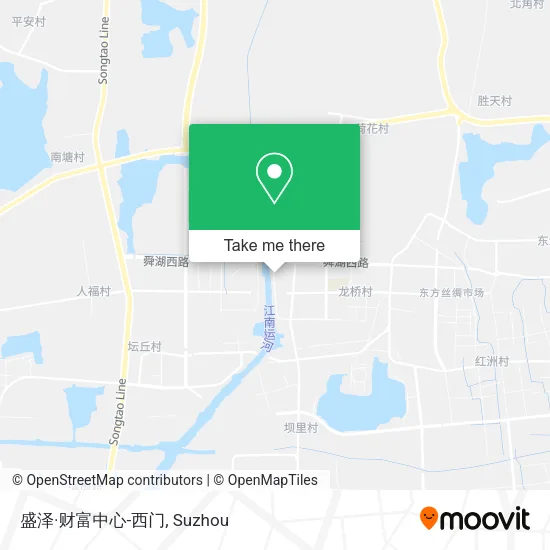盛泽·财富中心-西门 map