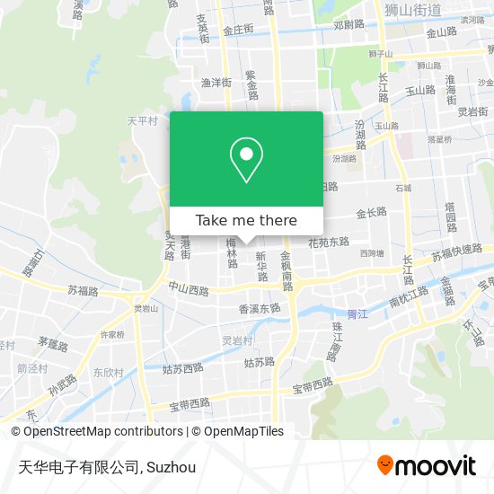 天华电子有限公司 map