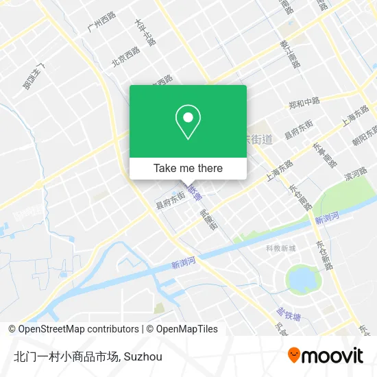 北门一村小商品市场 map