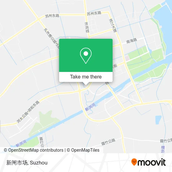 新闸市场 map