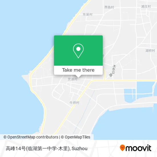 高峰14号(临湖第一中学-木里) map