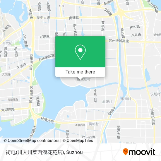 街电(川人川菜西湖花苑店) map
