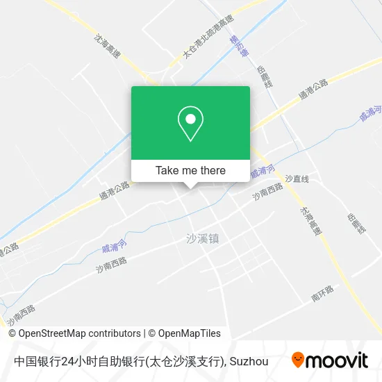 中国银行24小时自助银行(太仓沙溪支行) map