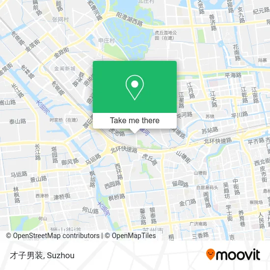 才子男装 map