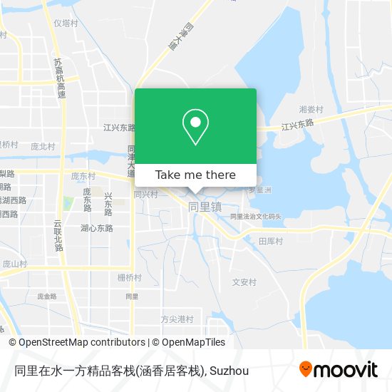 同里在水一方精品客栈(涵香居客栈) map