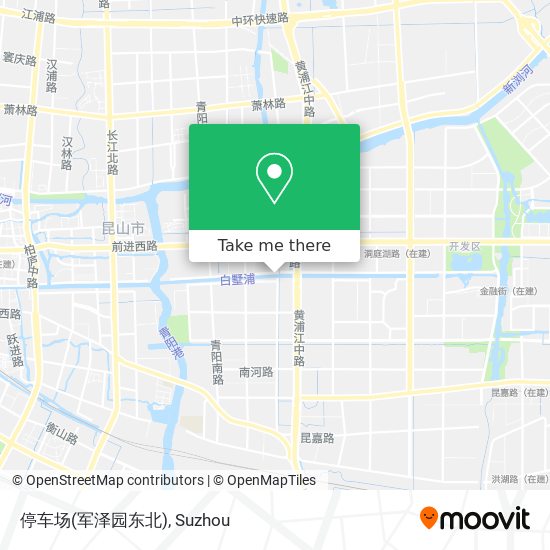停车场(军泽园东北) map
