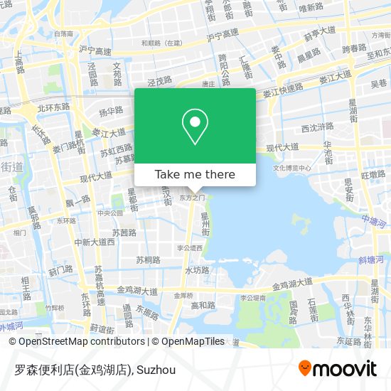 罗森便利店(金鸡湖店) map