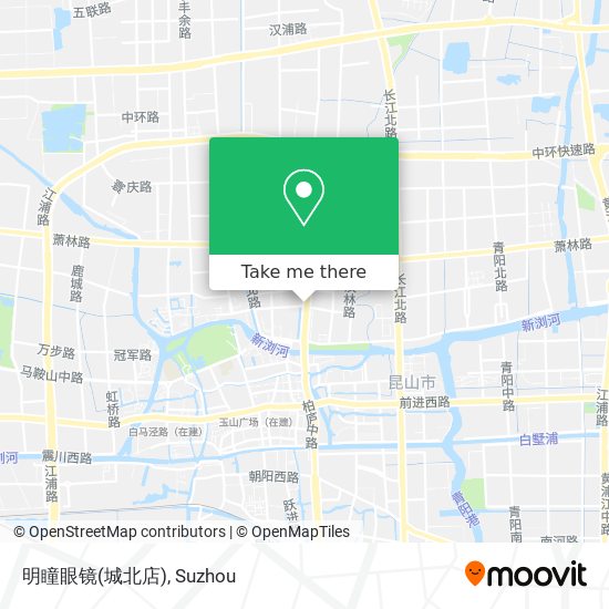 明瞳眼镜(城北店) map