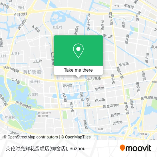 英伦时光鲜花蛋糕店(御窑店) map