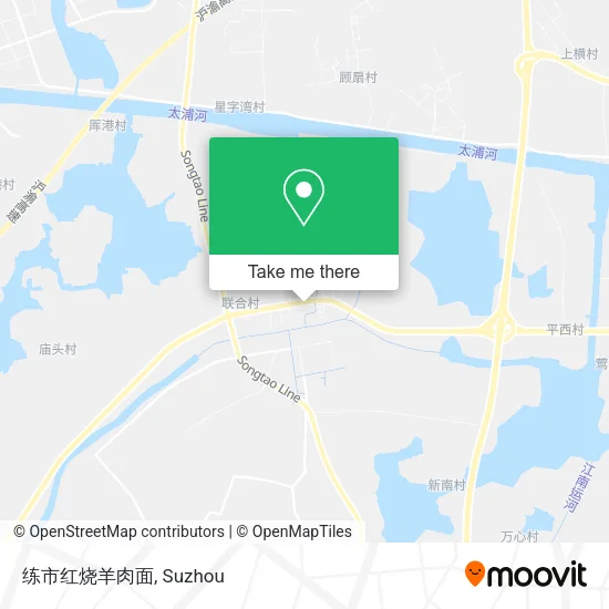 练市红烧羊肉面 map