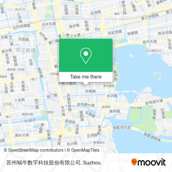 苏州蜗牛数字科技股份有限公司 map